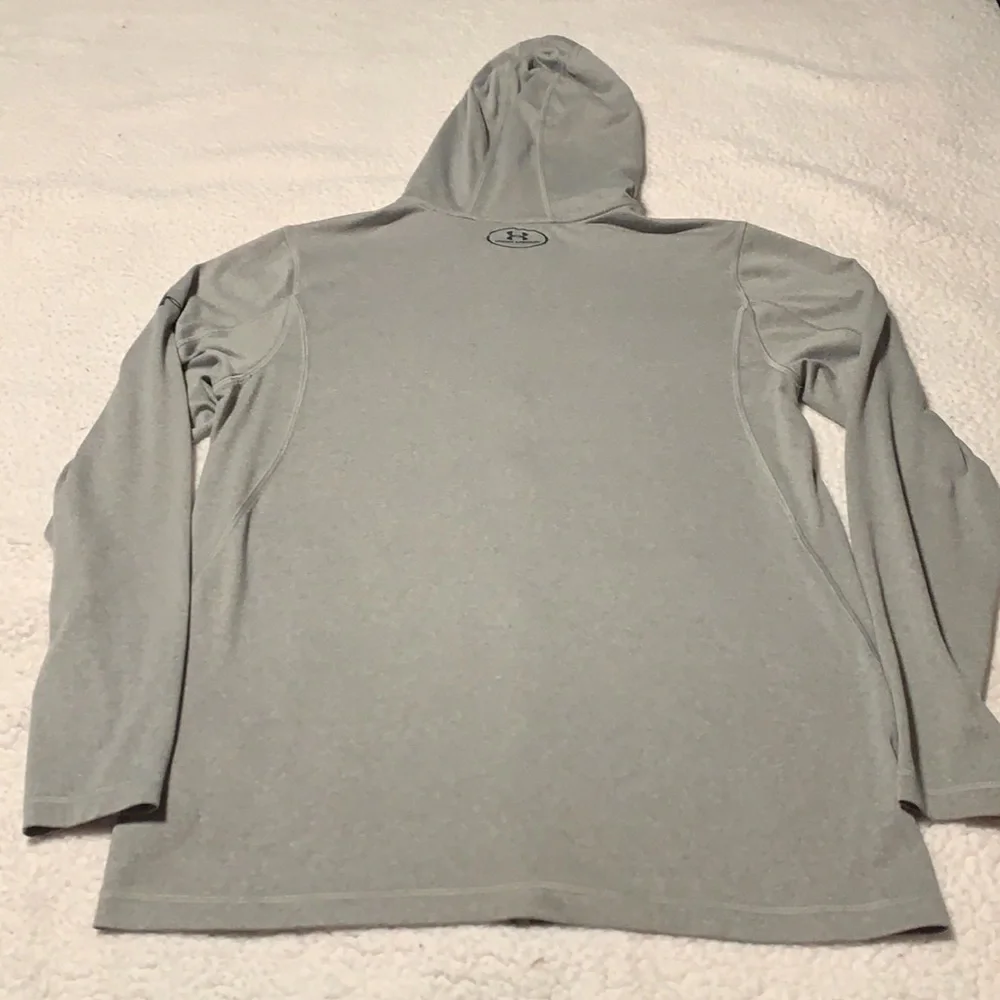 Under Armour Men’s Gray Thin Heat Gear Jacket, Like New - Picture 8 of 9